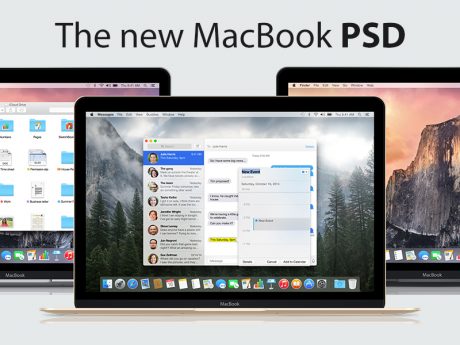 Download New Apple MacBook 2015 PSD | Download Mockup