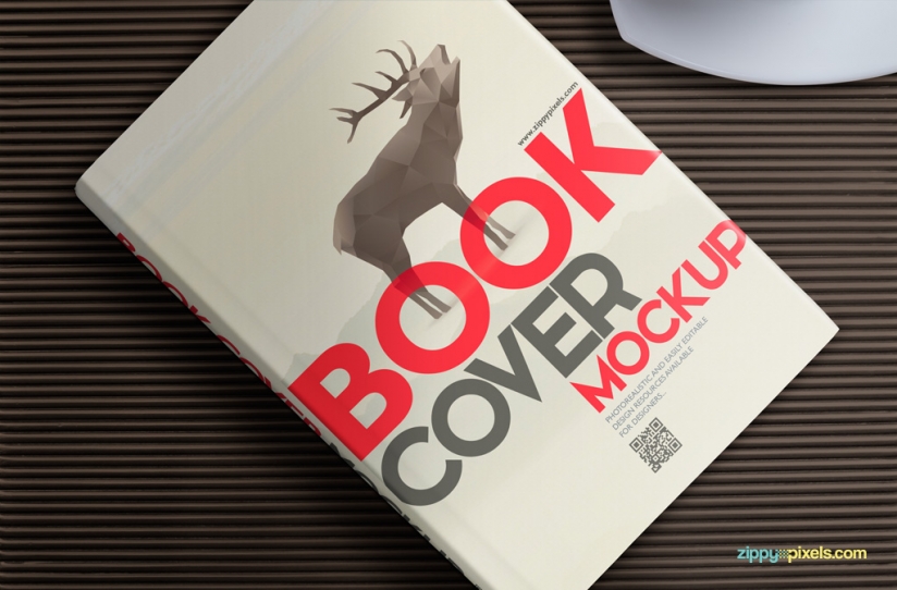 Book Cover Design Mockup Free PSD
