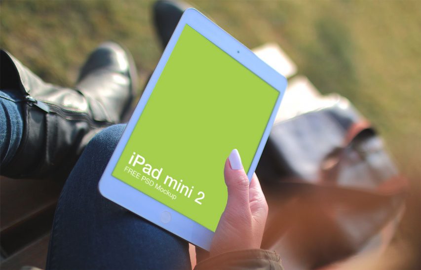 Ipad Mini 2 Mockup Free PSD