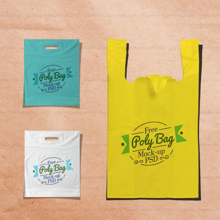 Download Plastic Poly Bag Mockup Free PSD Free PSD | Download Mockup