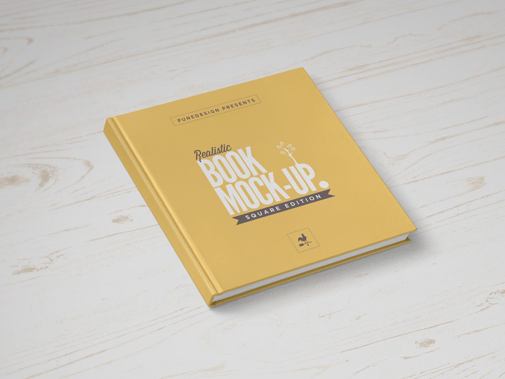 Download Square Book Mock-Up Free PSD | Download Mockup