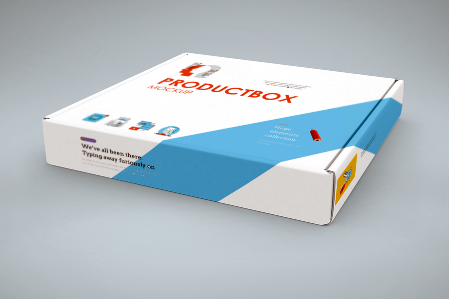 Hoziontal Box Cover Mockup Free PSD | Download Mockup