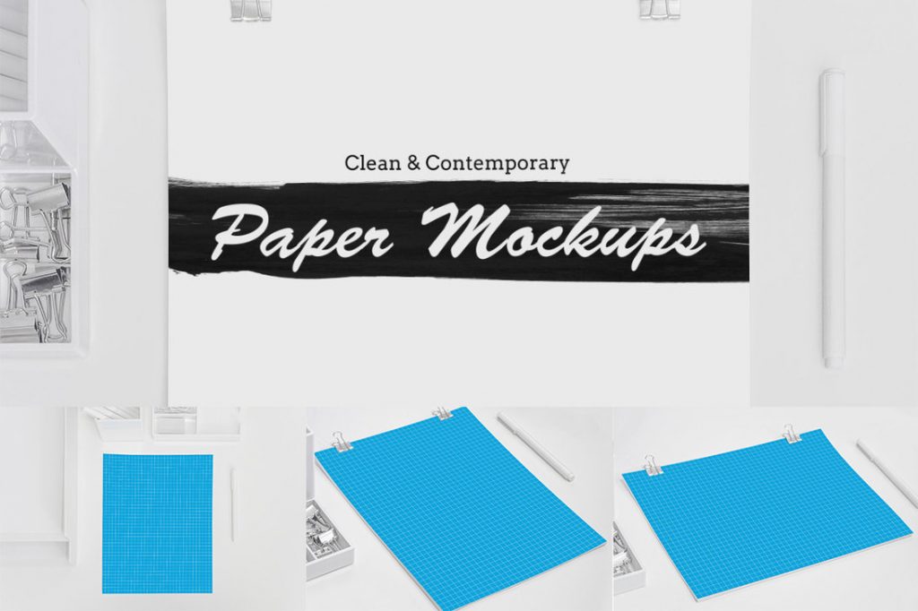 Download Letterhead Flyer Resume Mockup Free PSD | Download Mockup