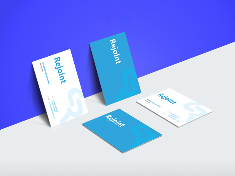 Business Card Branding Design Mockup Free PSD