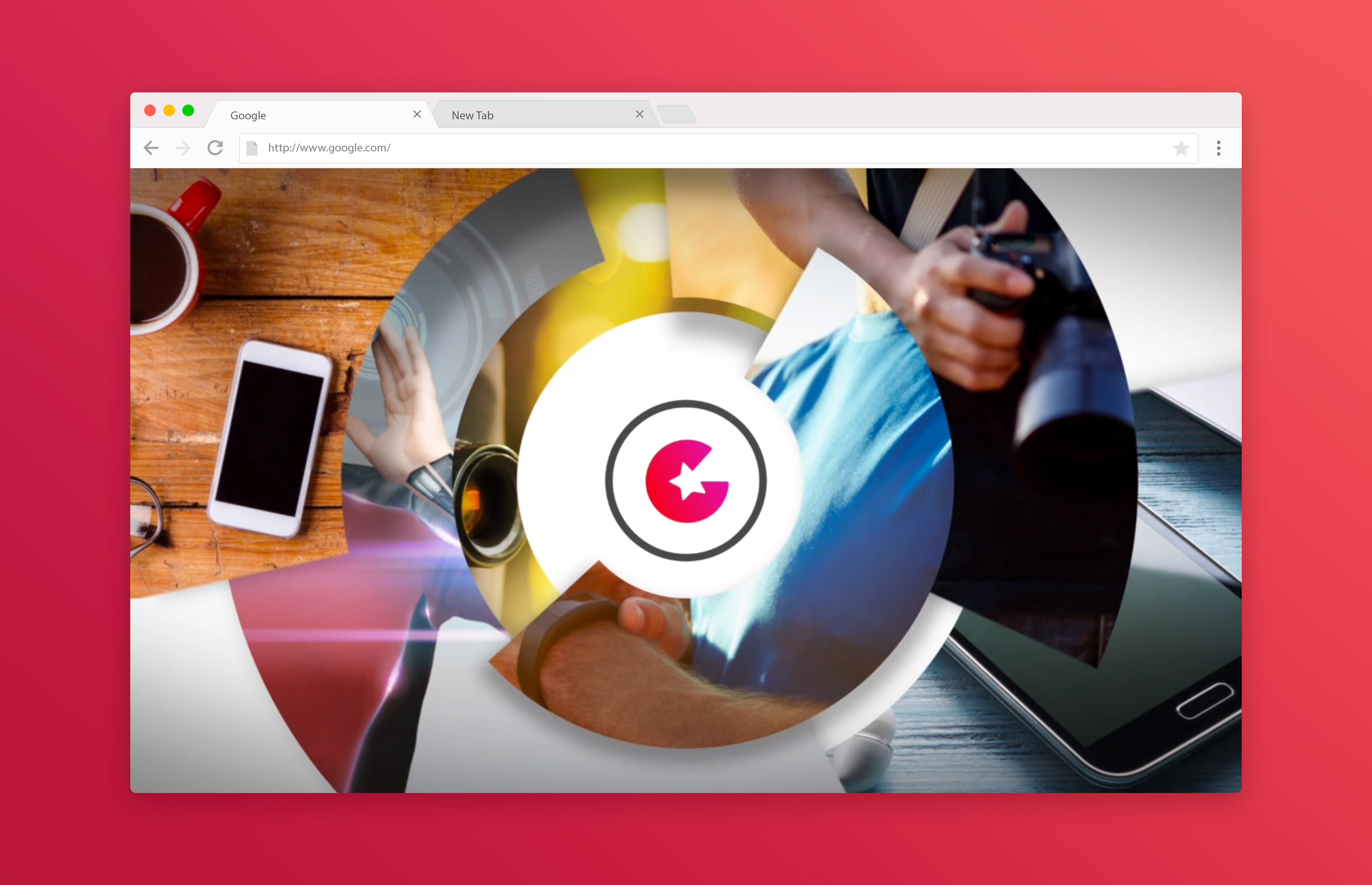 Chrome Browser Mockup Free PSD | Download Mockup