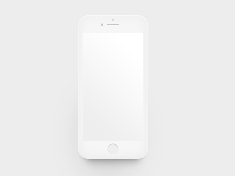 Download Flat iPhone mockup Free PSD | Download Mockup