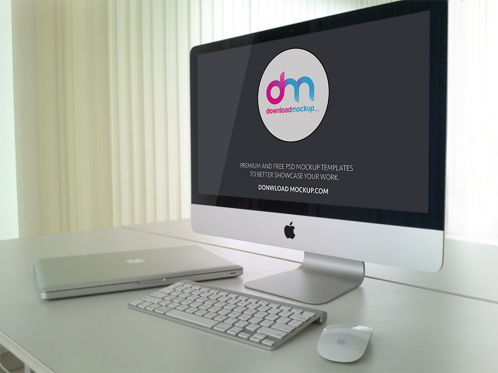 Apple iMac Mockup PSD | Download Mockup