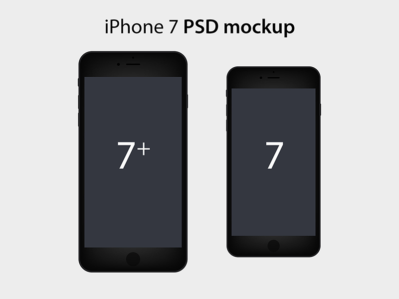 Download Flat Iphone 7 Psd Mockup Download Mockup