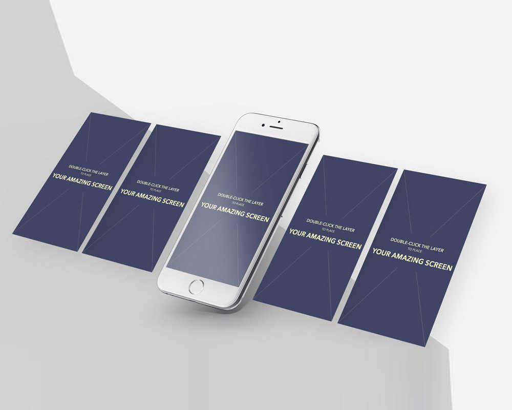 Download iPhone App Screens Mockup PSD | Download Mockup