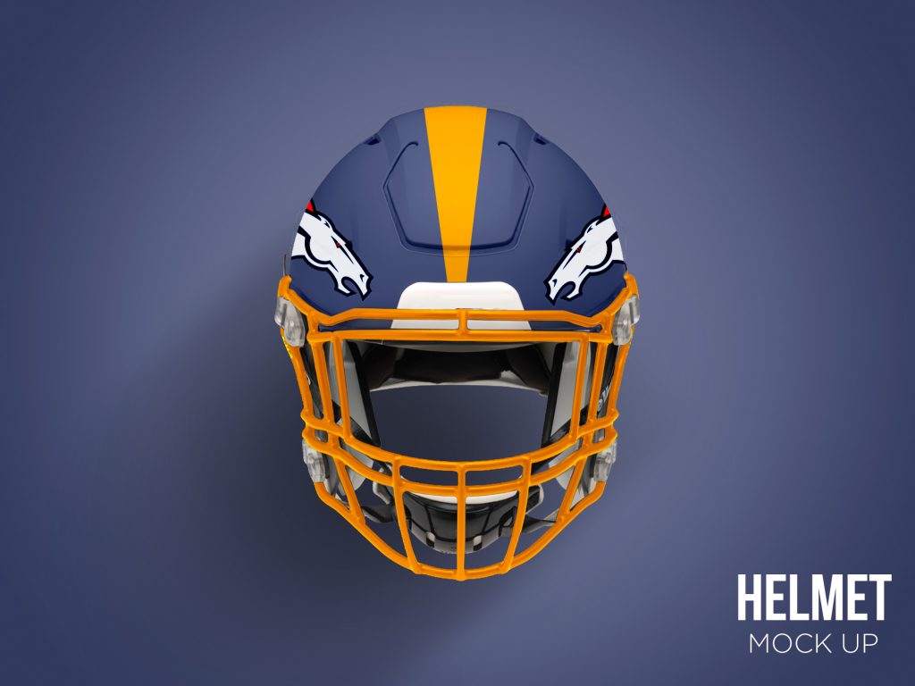 Helmet mockup free psd information