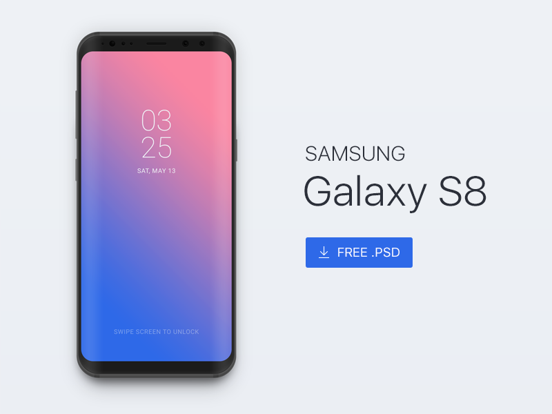 Download Samsung Galaxy S8 Mockup Free PSD | Download Mockup