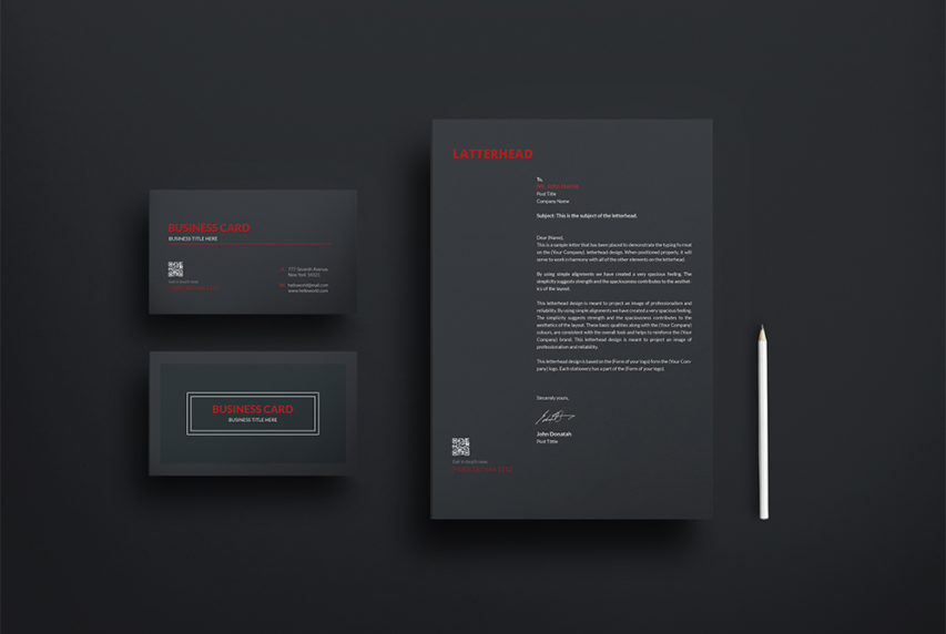 Download Business Card And Letterhead Mockup Free Psd Download Mockup