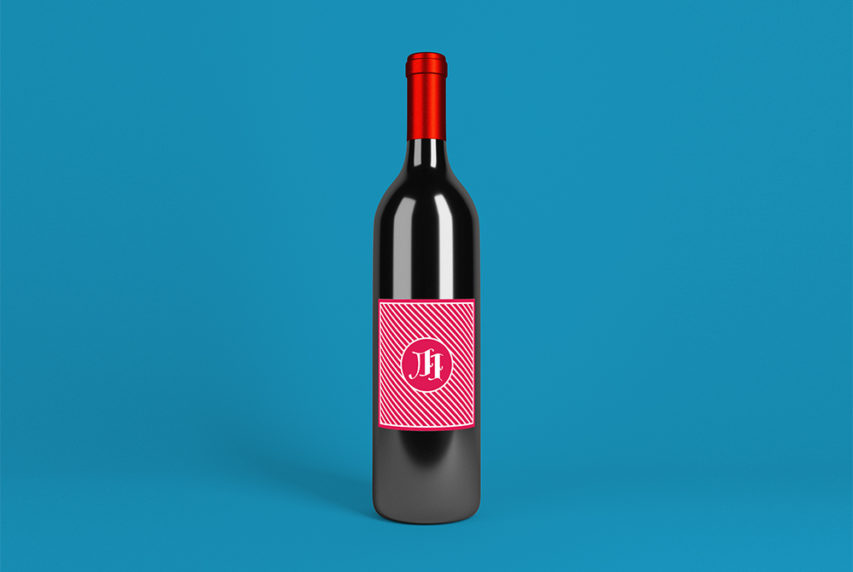 in to templates mockup how photoshop use PSD Bottle Mockup DownloadMockup.com Download Wine Free at