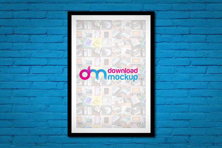 Download Wall Poster Frame Mockup Free PSD | Download Mockup