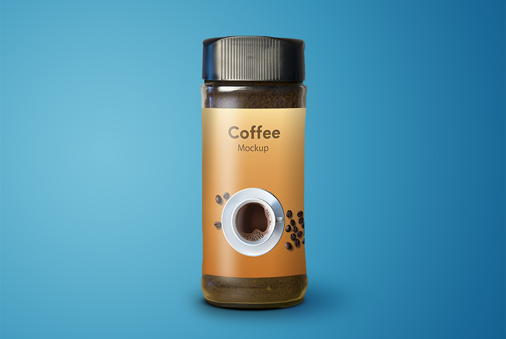 Coffee Jar Mockup Free PSD | Download Mockup