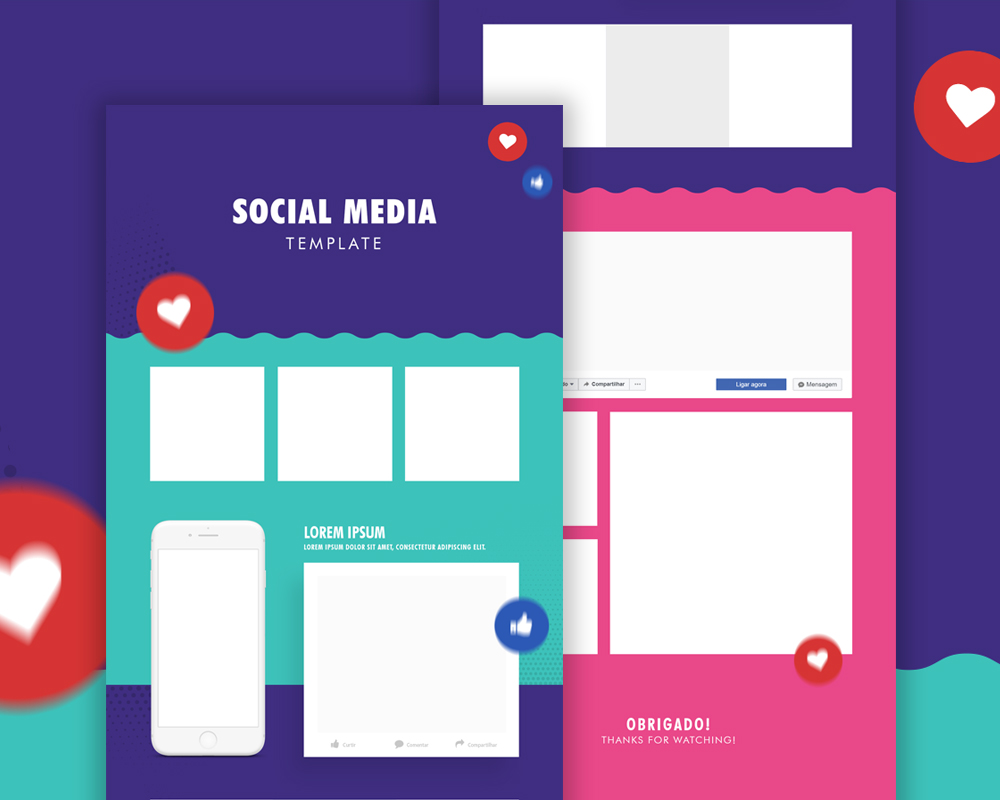 Download Social Media Template PSD | Download Mockup