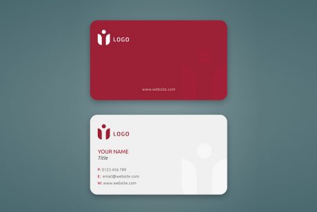 Download Rounded Corner Business Card Mockup PSD | Download Mockup