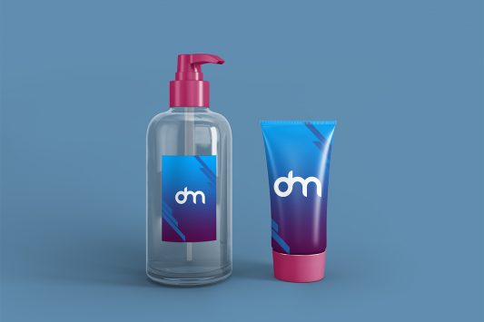 Cosmetics Product Packaging Mockup