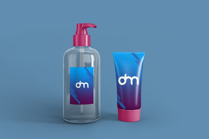 Cosmetics Product Packaging Mockup