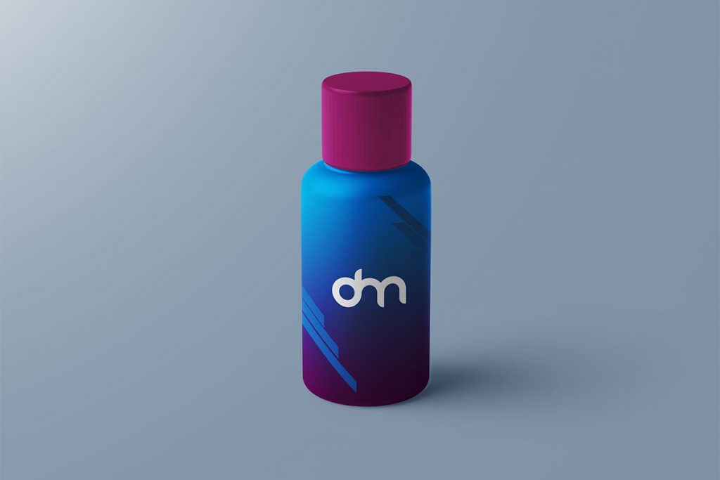 Download Small Plastic Bottle Mockup | Download Mockup