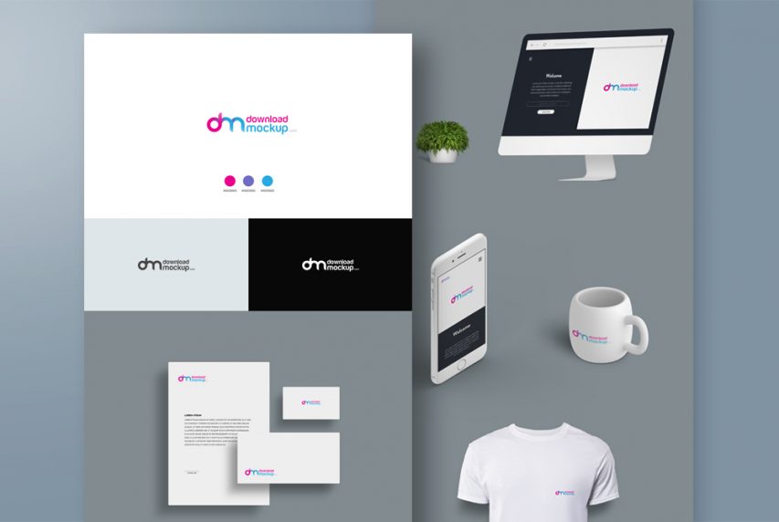 Logo Presentation Mockup Template Download Mockup