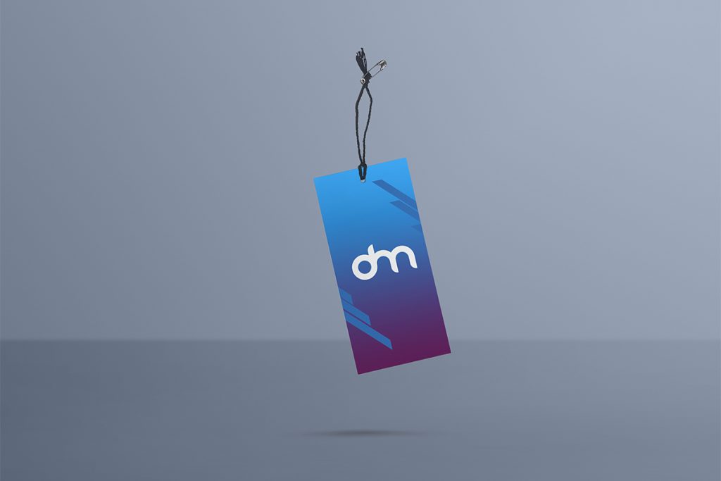 Download Clothing Tag Mockup Template | Download Mockup