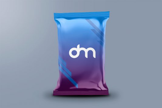 Chips Bag Packaging Design Mockup