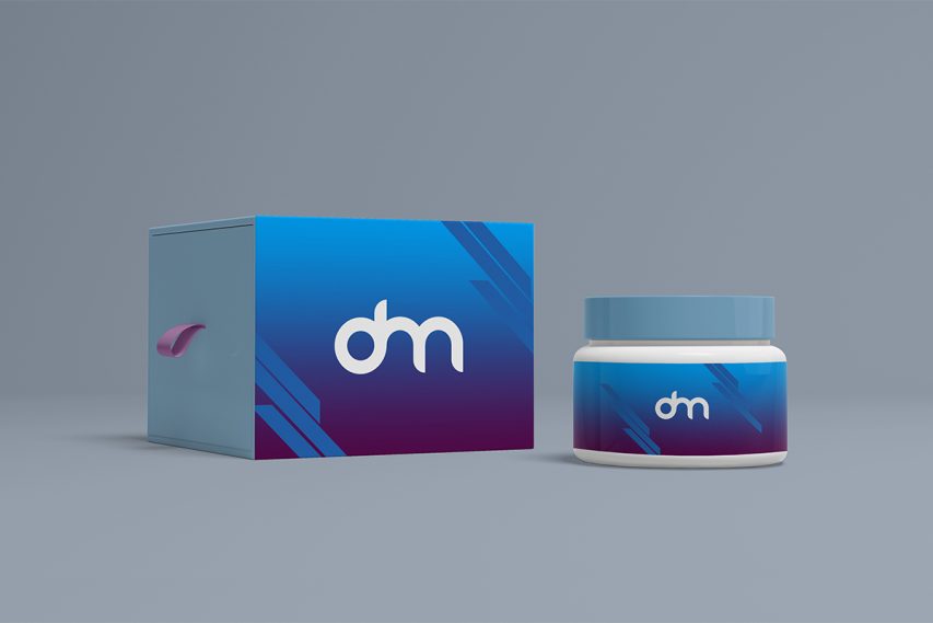 Cosmetic Product Packaging Mockup