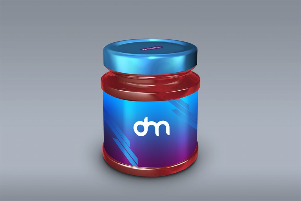 Free Glass Jar Packaging Mockup | Download Mockup