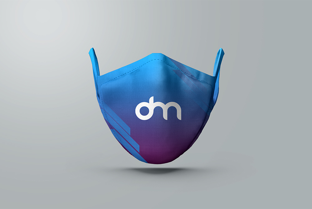 Download Face Mask Design Mockup Template | Download Mockup