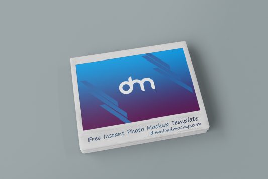 Free Instant Photo Mockup Template