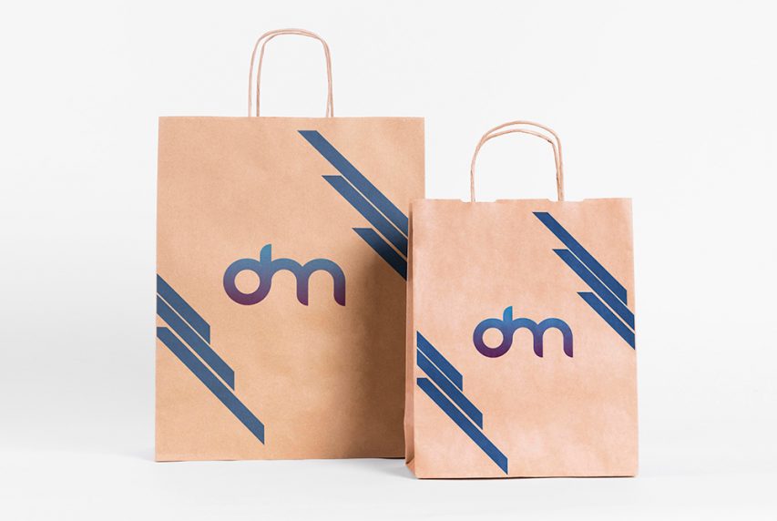 Paper Bag Branding Mockup Template